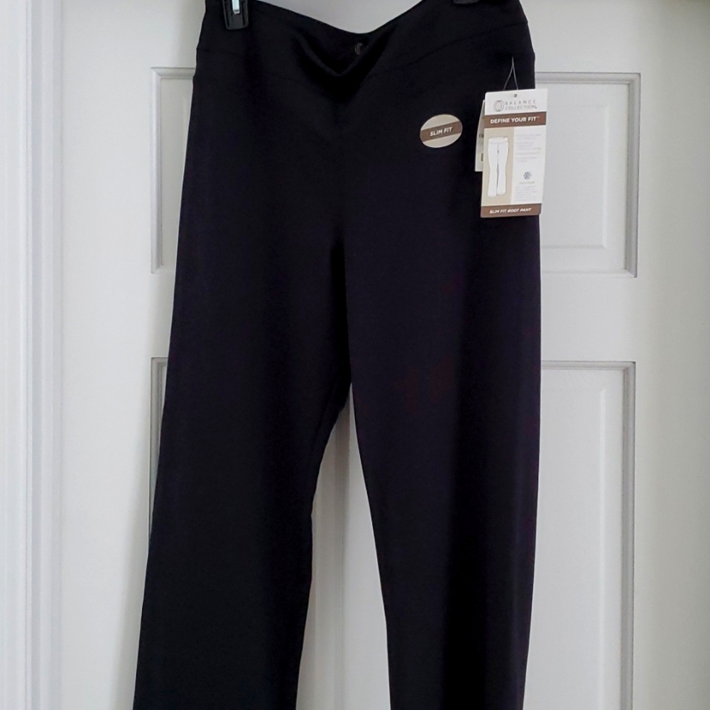 Balance Collection Slim Fit Boot Cut Yoga Pants XL